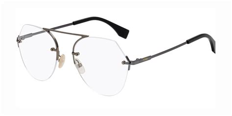 Fendi FF M0063 KJ1 Eyeglasses in Matte Grey